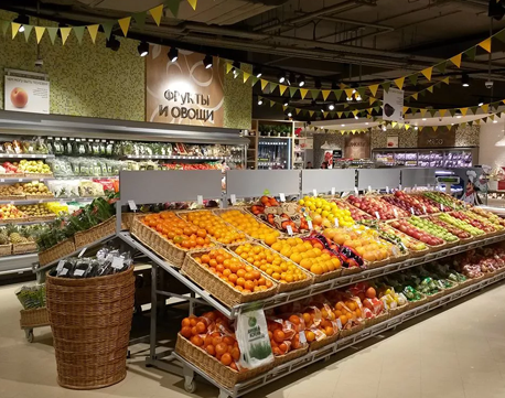 Técnicas y métodos para exhibir frutas y verduras frescas en tiendas de conveniencia de supermercados de verduras